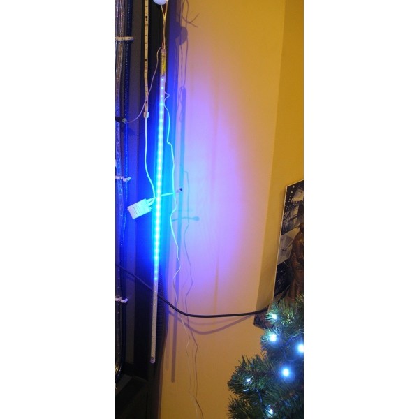 Meteor  - Meteorki LED niebieski profesjonalny wysoka jakość. Najdłuższy-80cm