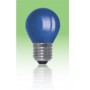 Żarówka LED  E27 1W kulka - niebieska.